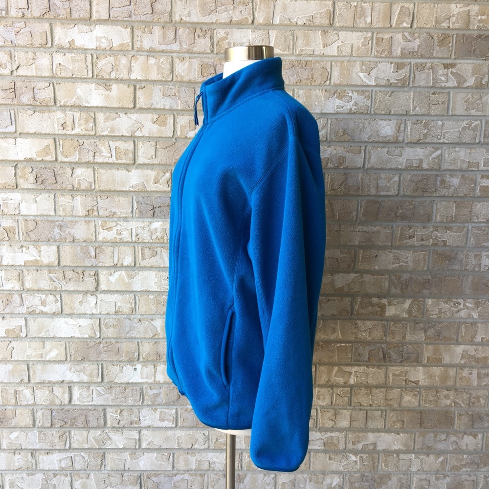 UNIQLO Fleece Zip Up Sweater Size L 🌸 - Picture 3 of 8